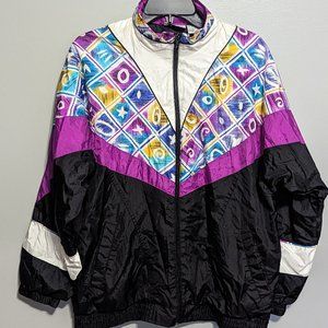 Bold Spirit Women's Purple and Black Jacket Medium